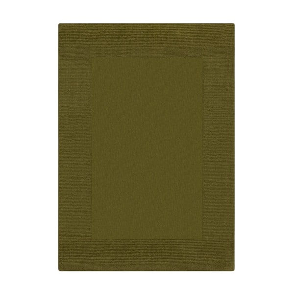 Zeleni vuneni tepih 120x170 cm – Flair Rugs