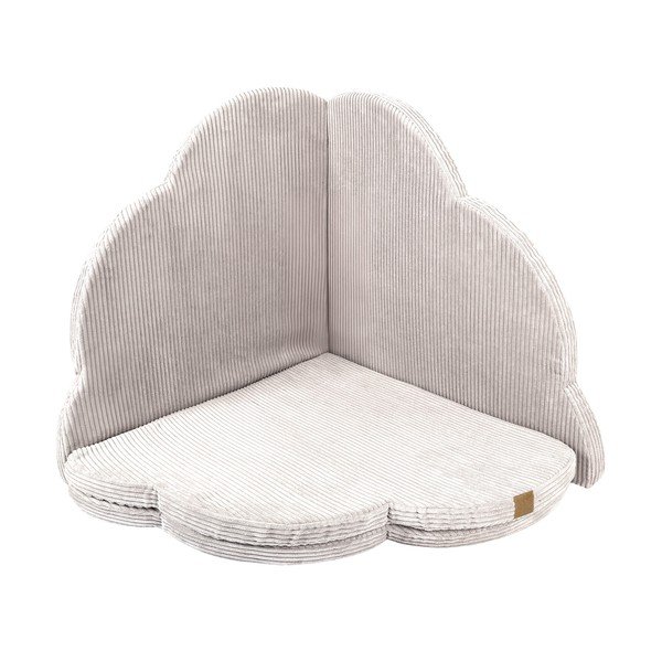 Dječja podloga za igru boje slonovače 160x160 cm – Meowbaby-image-4