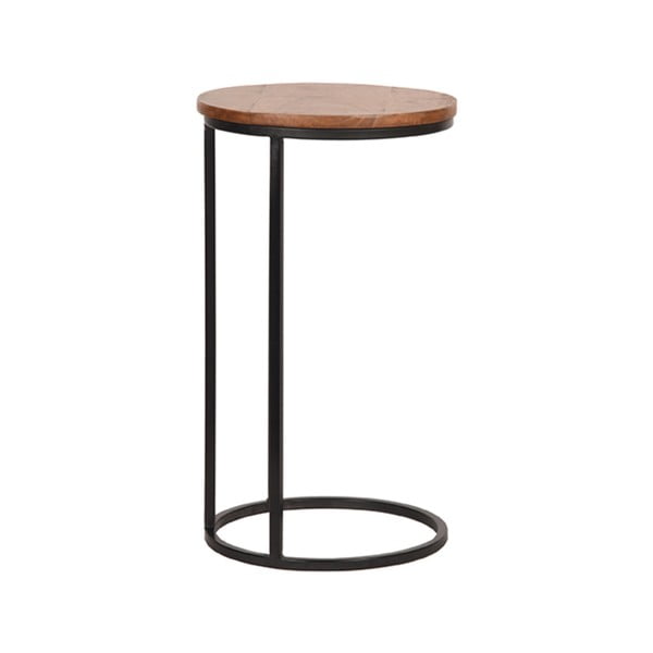 Okrugli pomoćni stol od masivnog manga ø 35 cm Motion – LABEL51