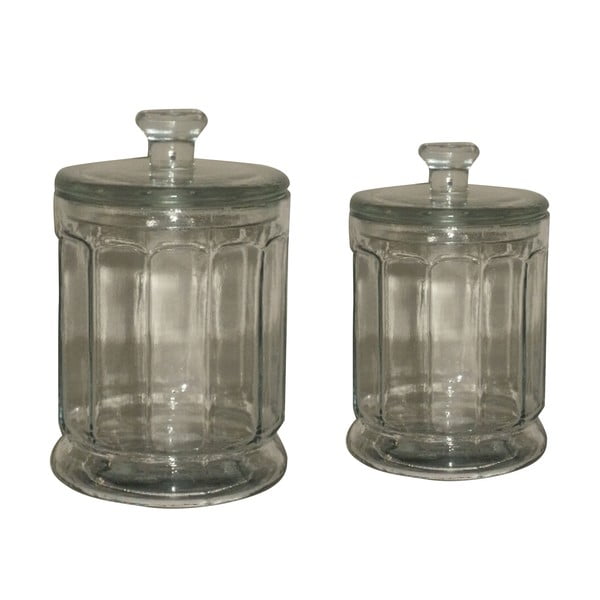 Set od 2 staklene staklenke Antic Line Jar