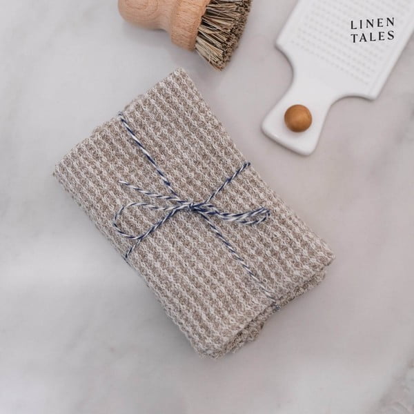 Laneni ručnici u setu od 2 kom 26x26 cm - Linen Tales-image-4