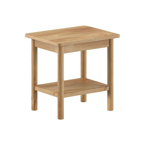 Noćni ormarić od punog hrasta u prirodnoj boji Olive – Vipack