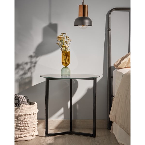 Crna stolić Kave Homea Marae, ⌀ 50 cm-image-2