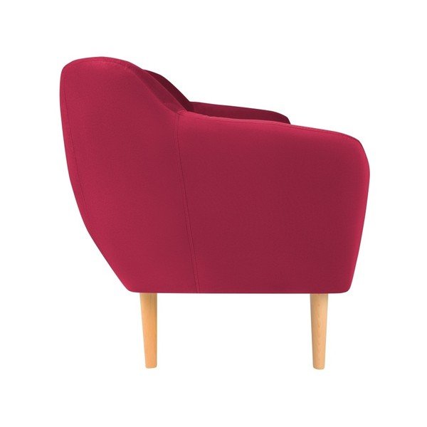 Tamnoružičasta sofa od baršuna Mazzini Sofas Sardaigne, 188 cm-image-2