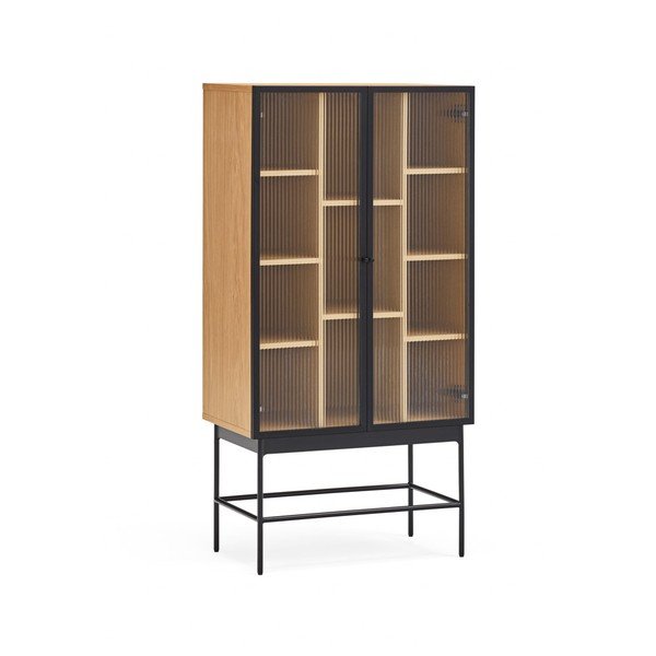 Komoda s hrastovim furnirom Teulat Blur širine 70 cm-image-3