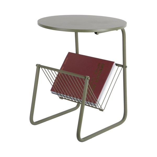 Metalni okrugao pomoćni stol ø 40 cm Riqueza Revista – Leitmotiv-image-2