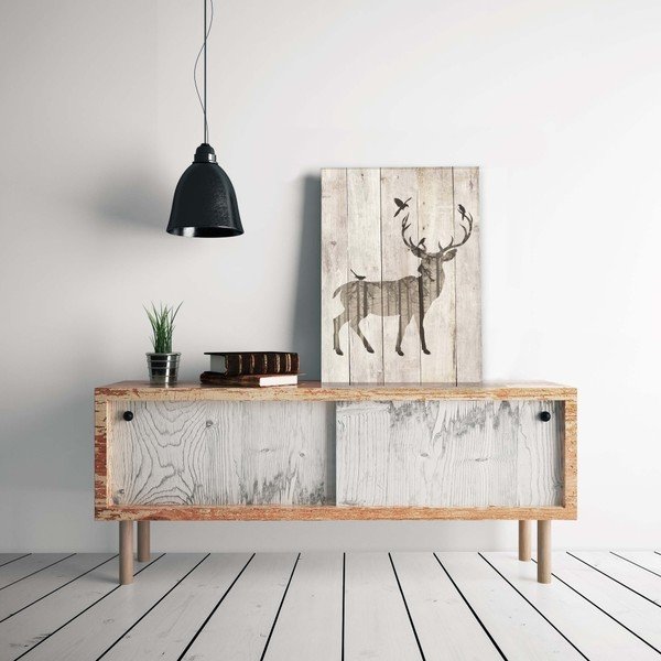 Drveni ukrasni znak 40x60 cm Deer – Really Nice Things-image-1