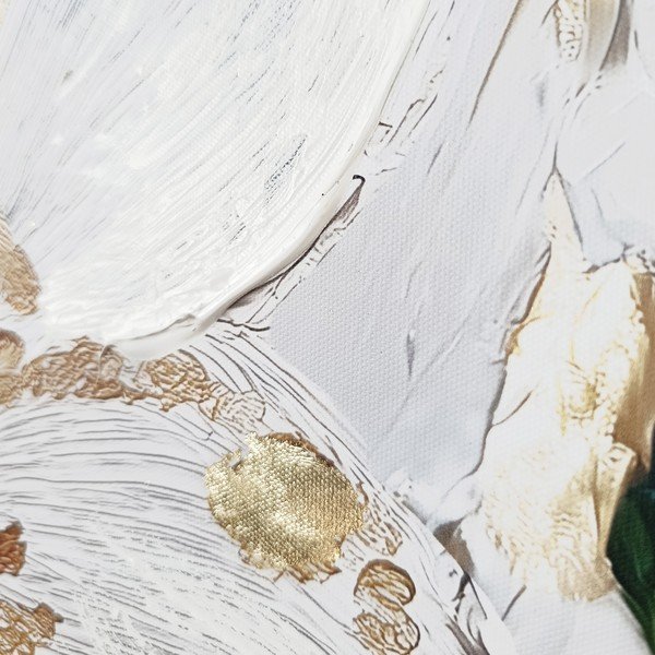 Slika s ručno oslikanim elementima 70x100 cm Petal Glow – Styler-image-4