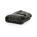 Siva mikro plišana deka Tiseco Home Studio, 150 x 200 cm