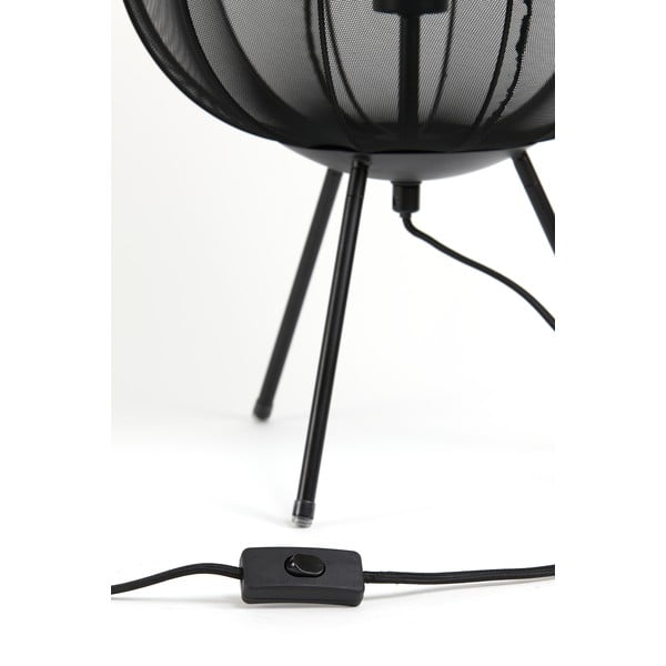 Crna stolna lampa (visina 60 cm) Plumeria - Light & Living-image-3