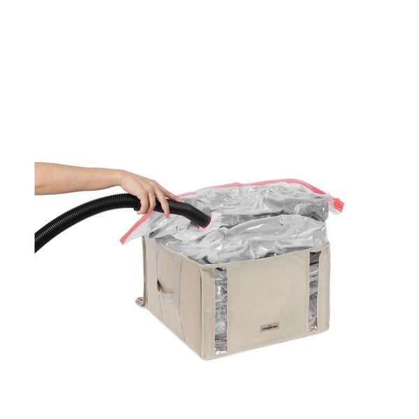 Vakuumska tekstilna kutija za pohranu odjeće 42x40x25 cm Life – Compactor-image-3