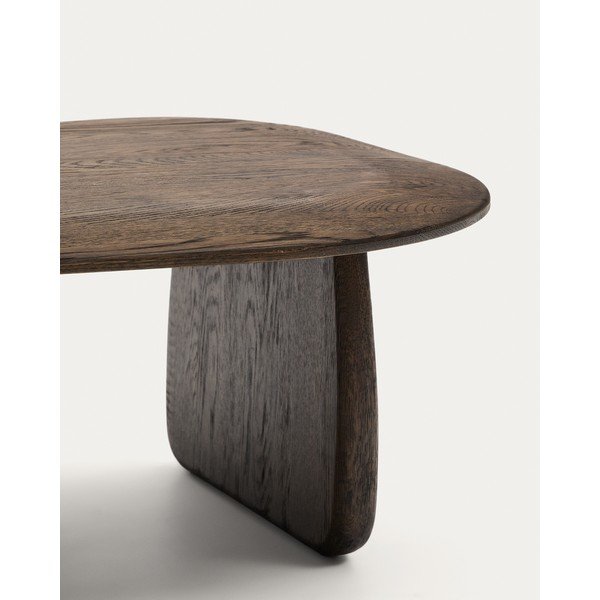 Pomoćni stol od punog hrasta 70x71 cm Pirita – Kave Home-image-4