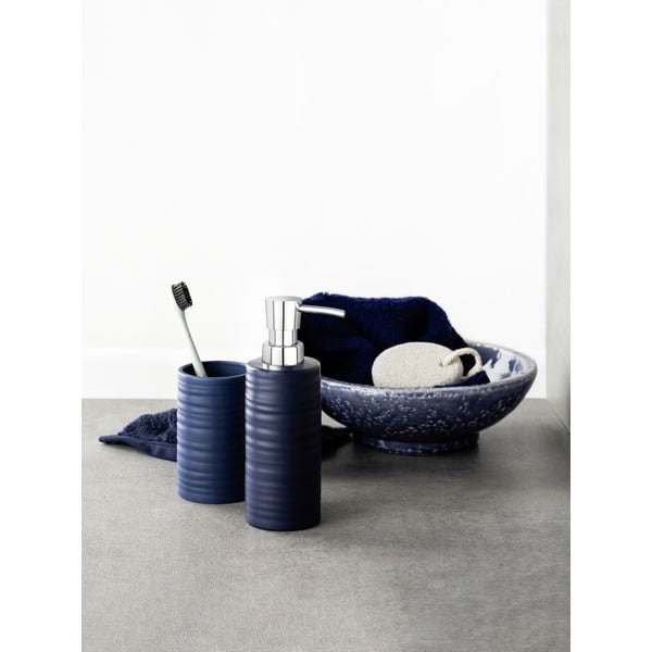 Tamno plavi keramički dozator sapuna 0.26 l Mila – Wenko-image-1