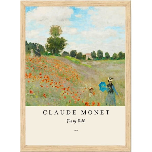 Plakat u okviru 35x45 cm Claude Monet - Wallity
