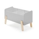 Siva dječja kutija za pohranu 80x39x48 cm Kiddy – Vipack