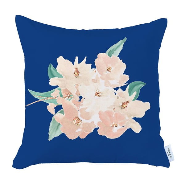Plavo-ružičasta jastučnica Mike & Co. New York Honey Blossom, 43 x 43 cm