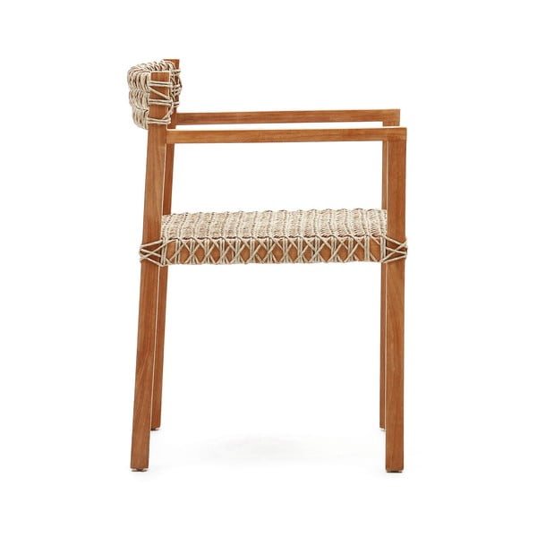 Blagovaonske stolice u setu 2 kom od umjetnog ratana u prirodnoj boji Giverola – Kave Home-image-2