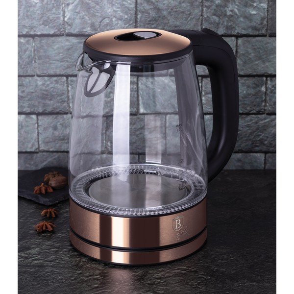 Kuhalo za vodu 1,7 l Rosegold Metallic Line - BerlingerHaus-image-1