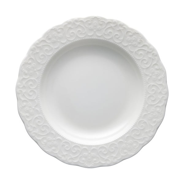 Bijeli porculanski duboki tanjur Brandani Gran Gala, ø 22 cm