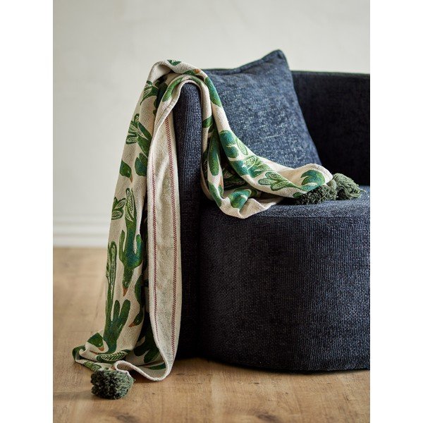 Deka od recikliranog pamuka 130x160 cm Birdliva – Bloomingville-image-1