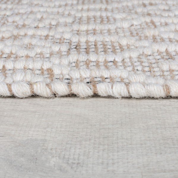 Svijetlo sivi ručno rađen vunen tepih 80x150 cm Dream – Flair Rugs-image-4