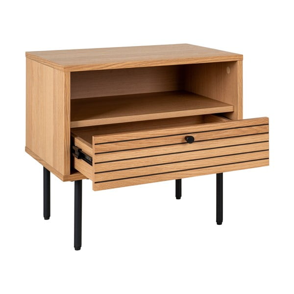 Pomoćni stol s pločom stola u dekoru hrasta 40x50 cm Kyoto – House Nordic-image-2