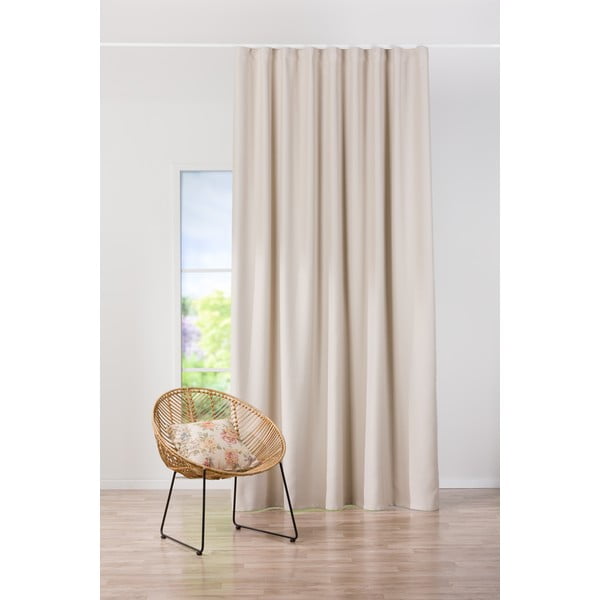 Krem zavjesa s kukama 140x260 cm – Mendola Fabrics