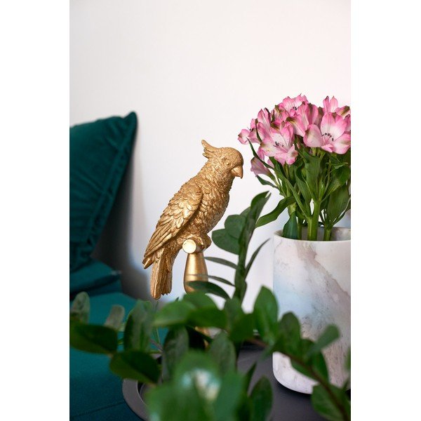 Skulptura u zlatnoj boji PT LIVING Cockatoo, visina 40 cm-image-1