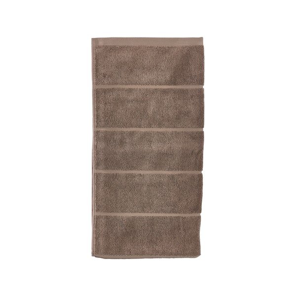 Svjetlo smeđi pamučan ručnik od frotira 50x100 cm Sauna – Zone