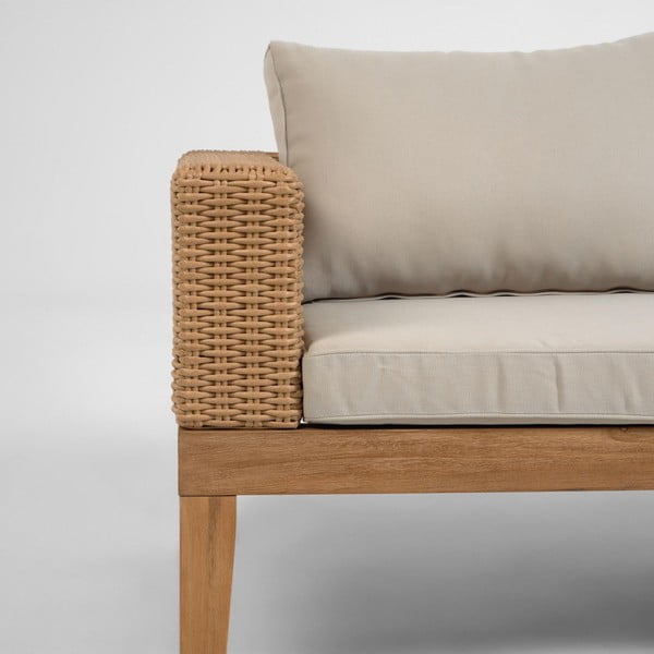 Vrtna garnitura s bež jastucima Kave Home Acae-image-1