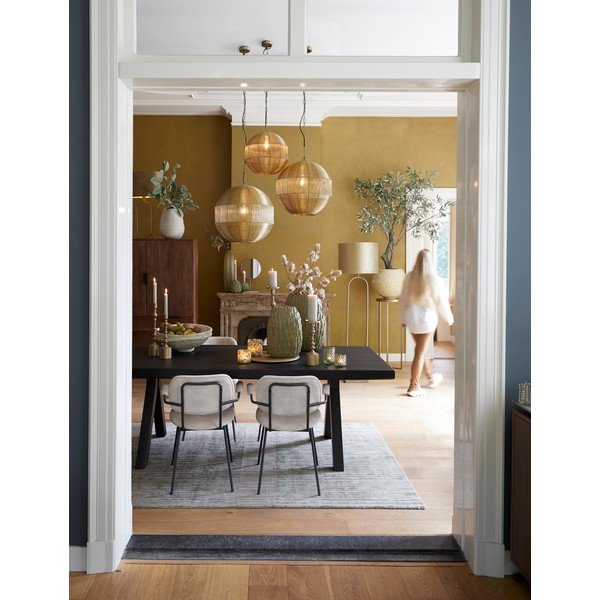 Viseća svjetiljka u zlatnoj boji s metalnim sjenilom ø 45 cm Pilka – Light & Living-image-2