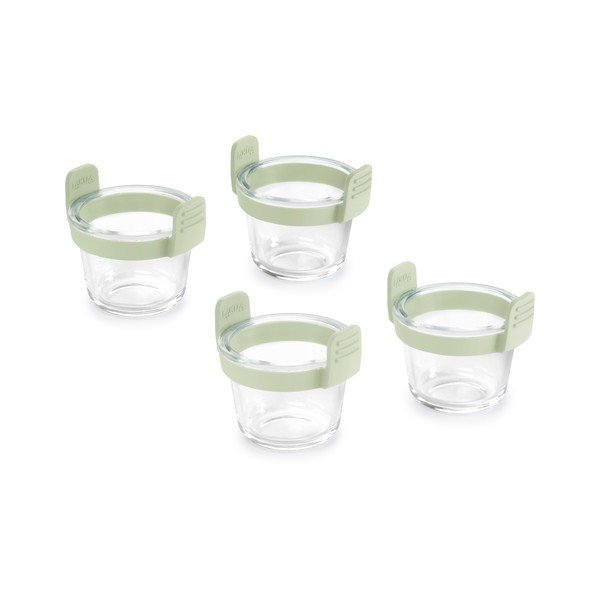 Stakleni kalupi za pečenje u setu 4 kom ø 9,5 cm – Lékué