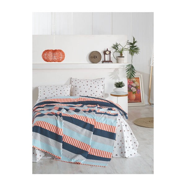 Pamučni prekrivač za krevet za jednu osobu Sibley, 160 x 200 cm