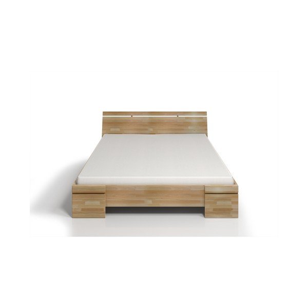 Bračni krevet od bukovog drveta sa prostorom za odlaganje stvari SKANDICA Sparta Maxi, 140 x 200 cm-image-1