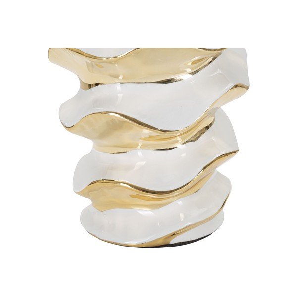 Bijela/u zlatnoj boji stolna lampa keramička s tekstilnim sjenilom (visina 53 cm) Glam Space – Mauro Ferretti-image-4