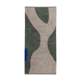 Tamno zelena periva pamučna staza 70x150 cm Figura – Mette Ditmer Denmark