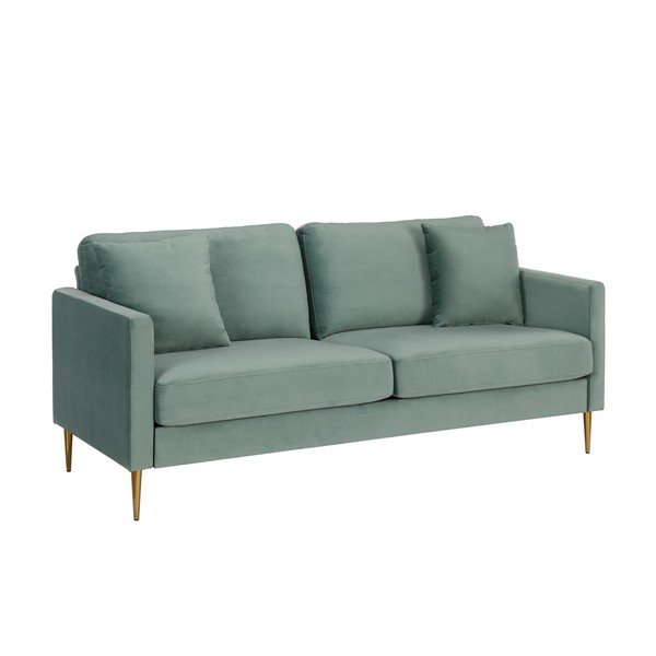 Tirkizna baršunasti sofa 184 cm Highland – Støraa-image-2