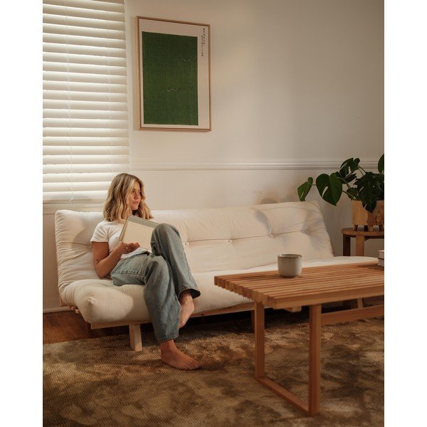 Bijela sofa od samta 200 cm Lean – Karup Design-image-1