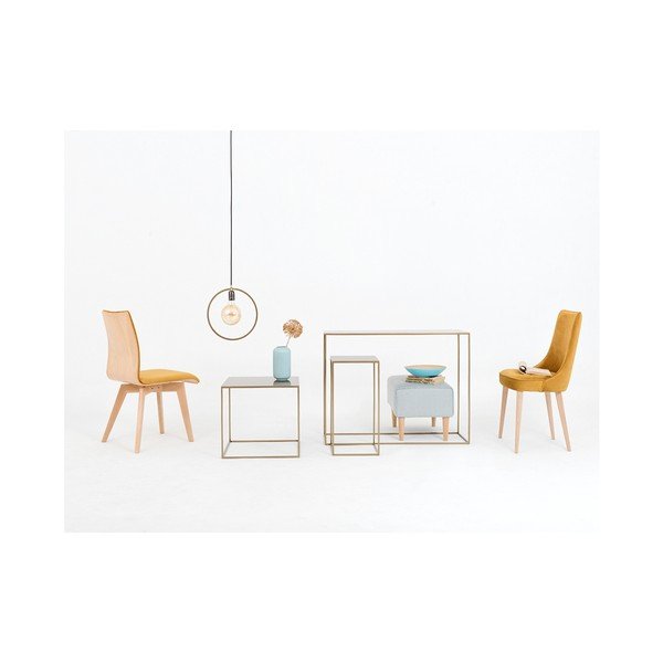 Metalni konzolni stol u zlatnoj boji CustomForm Tensio, 100 x 35 cm-image-4