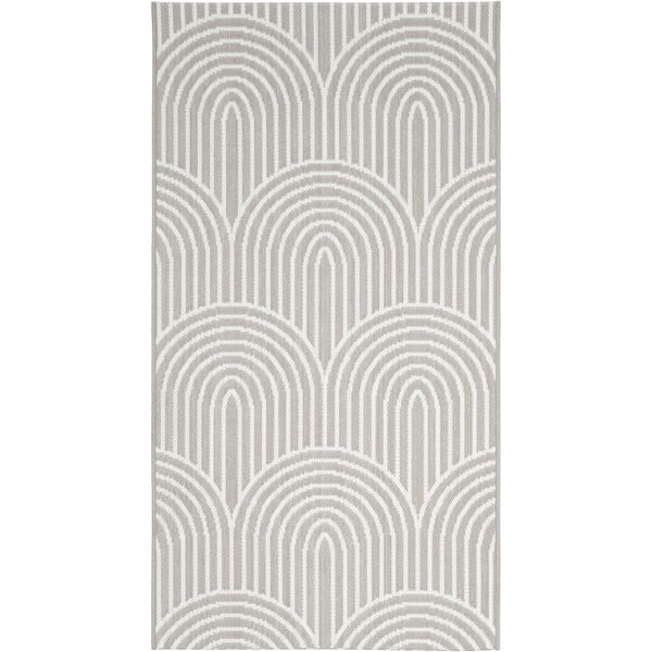 Sivo-bež vanjski tepih Westwing Collection Arches, 80 x 150 cm