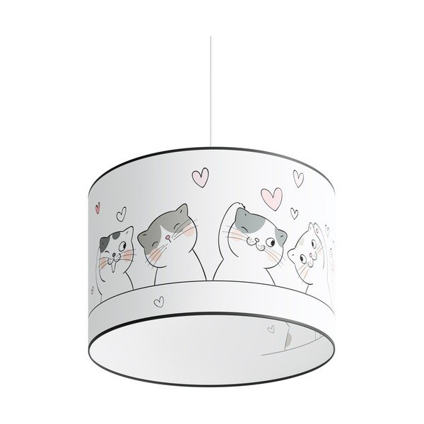 Bijela dječja svjetiljka Puss – Sollux