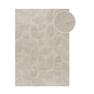 Krem ručno rađen pamučan tepih 160x230 cm Ada Arch Geo – Flair Rugs