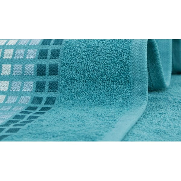 Plavi pamučan ručnik 50x100 cm Darwin – My House-image-1