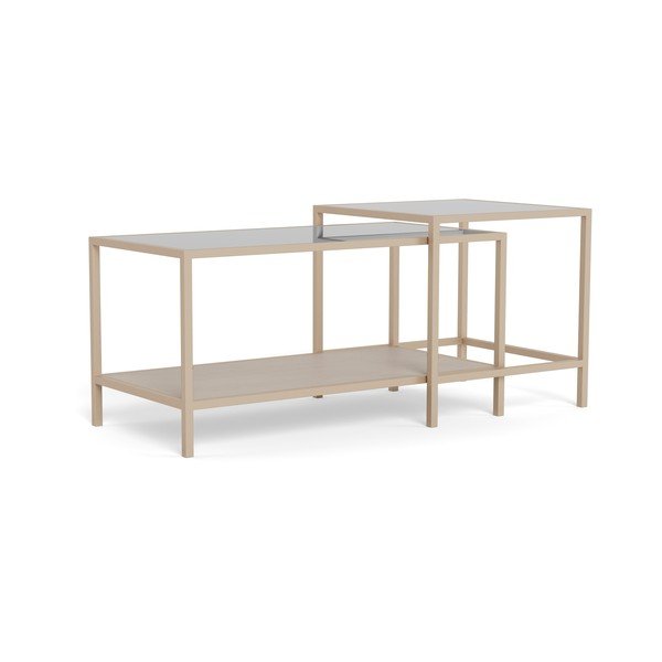 Sivi željezni stolići za kavu u setu 2 kom 50x90 cm Seaford – Actona