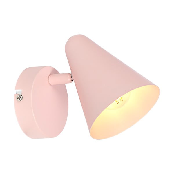 Svijetlo ružičasta zidna lampa Amor – Candellux Lighting-image-1
