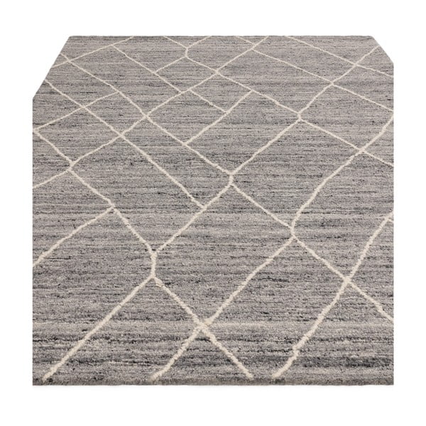Sivi vuneni tepih 200x290 cm Noah – Asiatic Carpets-image-4