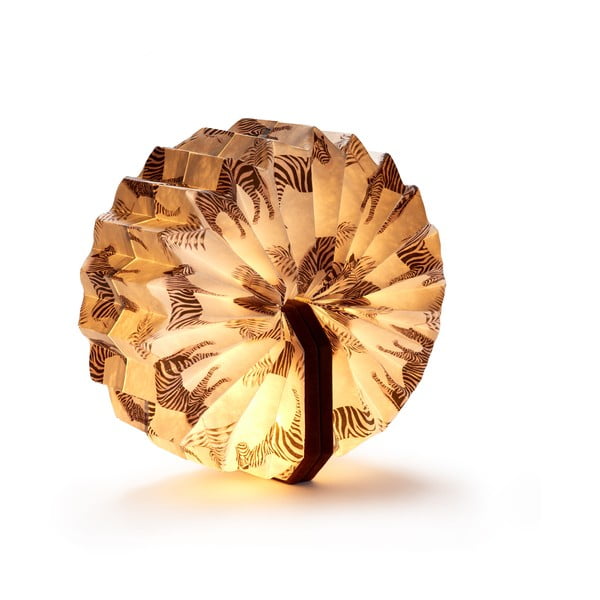 Tamno smeđi svjetlosni ukras s USB Velvet Accordion – Gingko