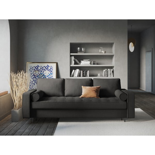Tamnosivi kauč na razvlačenje Milo Casa Santo-image-1