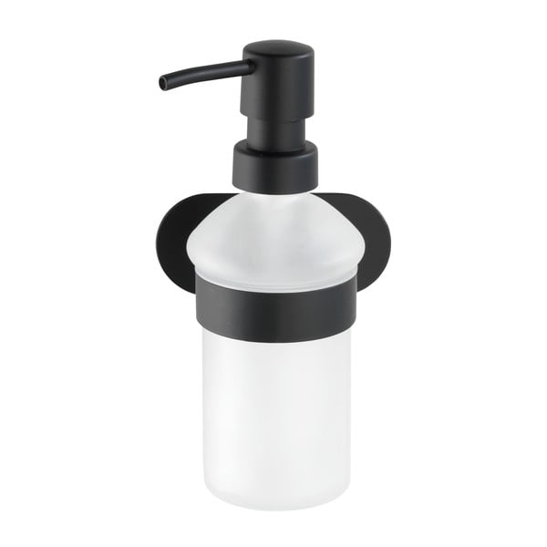 Zidni dozator za sapun s mat crnim držačem od nehrđajućeg čelika Wenko Orea Turbo-Loc®-image-2