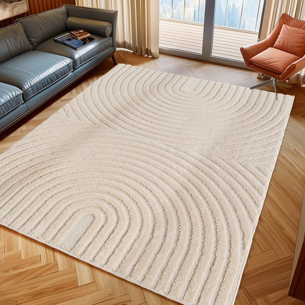Krem tepih od mješavine jute 160x230 cm Art 1122 – Ayyildiz Carpets-image-1